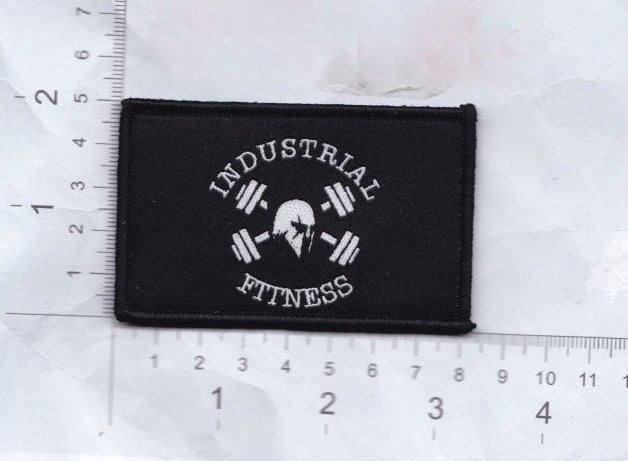 White on Black Morale Patch